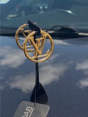Louis Vuitton Gold Hoop Earrings